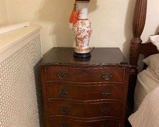 Diminutive mahogany chest