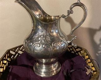 Gorham sterling water pitcher