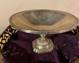 Wonderful sterling silver compote
