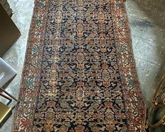 Antique Oriental scatter rug.