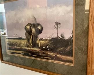 Elephant art piece