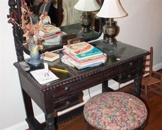 American Carved dressing table