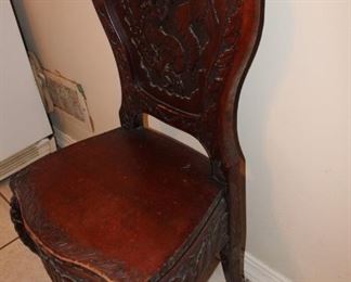 CARVED CHAIR