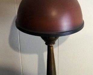 Decorative Hurricane Style Lamp, 30" Tall