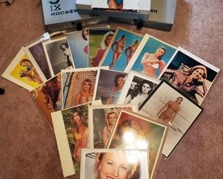 Vintage Modeling Head Shots Of Actors And Celebrities, Qty 3 Boxes