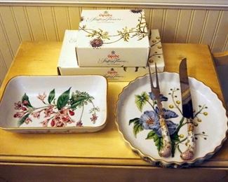 Spode Stafford Flowers, Oven To Tableware, Qty 4 Pieces