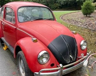 1967VW Beetle "DOESN'T RUN" Bidding starts at 9:00am Thursday and ends Friday at 3:00pm