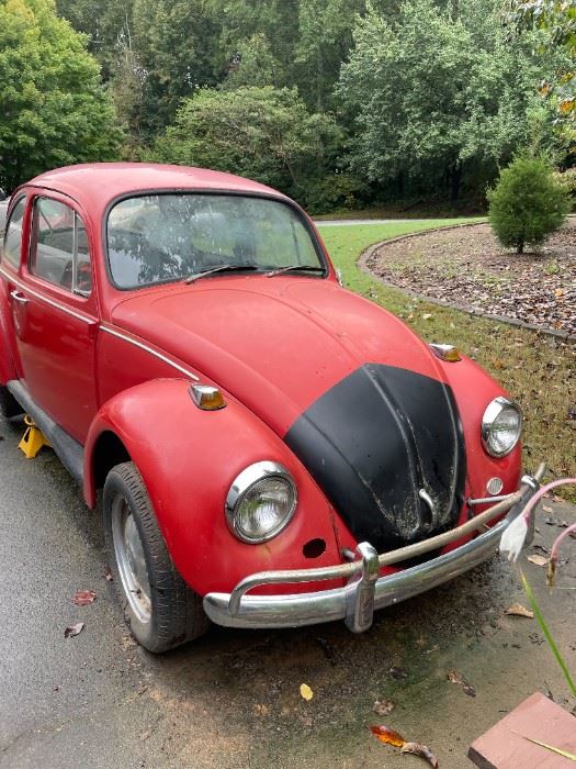 1967VW Beetle "DOESN'T RUN" Bidding starts at 9:00am Thursday and ends Friday at 3:00pm