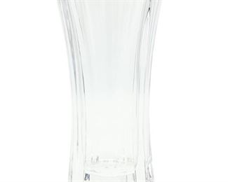 1027
An Orrefors Crystal Vase
20th Century
Signed: Orrefors / LH / 45 99 23
The ovoid, ridged crystal vase with a flared rim
10.625" H x 5.125" W x 4.125" D
Estimate: $200 - $400