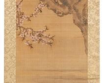 2066
A Chinese Scroll With Ducks
Late Qing Period (1644-1912)
Watercolor and ink on paper laid to paper
With the artist's chopmark lower left
Sheet: 38" H x 15.75" H; Scroll: 71.5" H x 21" W
Estimate: $700 - $900