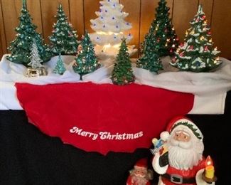 Ceramic Lighted Christmas Trees