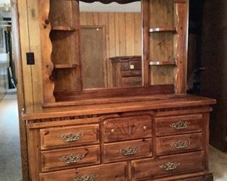 Large Mirrored Dresser
