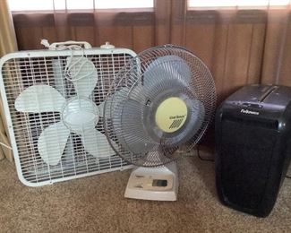 LASKO Cool Breeze Fans and Paper Shredder