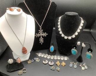 Silver Colored Costume Jewelry