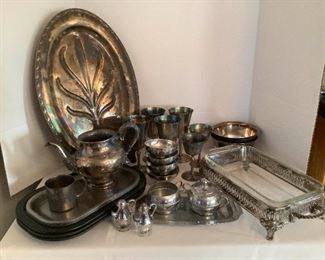 Silver Plated and Pewter