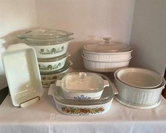 Vintage Bakeware and Corning Bakeware