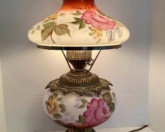 Vintage Floral Lamp