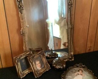 Vintage Mirror and Frames