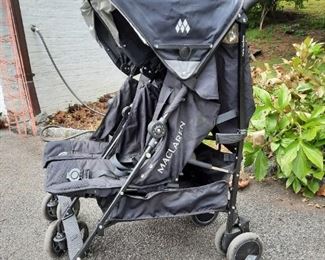 Double Stroller UK in great condition  - folding black by MACLAREN