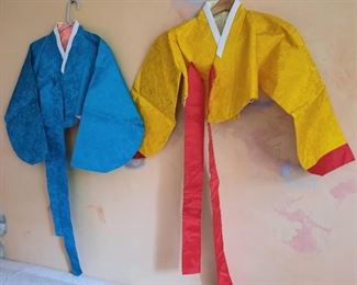 Korean vintage jackets, robes, pants, sashes, etc in NEVER USED brilliant condition!  Very different!