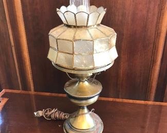 Capizio Lampshade.  Base needs a little care.