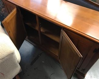 If you are looking for a credenza style cabinet to set your TV on...we have.  All cleaned up and ready to take home.