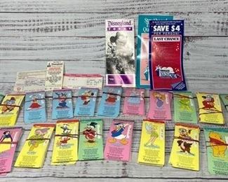 Disneyland 35th Anniversary Dream Machine Cards