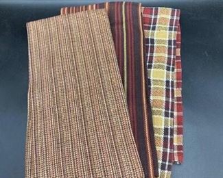 Set of 3 Fall Autumn Warm Tone Dish Towels