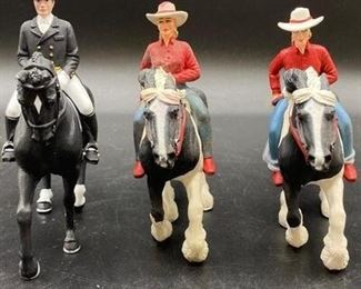 Plastic Horse Rider James on Dancing Bells Model Toys