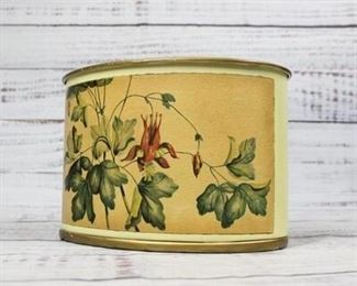 Vintage Jean Crowell Studio Flower Tin