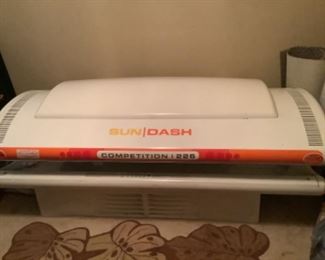 Sun Dash tanning bed.  If you were interested in the tanning bed. Please let us know. We will take you in the house. 