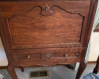 front of writing desk - when closed