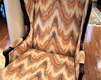 Upholstered arm chair