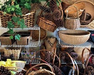 Great selection of baskets