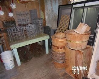 MANY BUSHEL BASKETS
