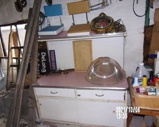 OLD STORE DISPLAY CABINET