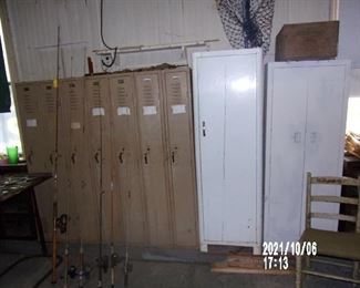 LARGE METAL LOCKER FISHING POLES MORE METAL UTILITY CABINETSLARGE FISHING NET EARLY CHAIR