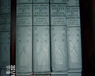 BOOKS IN THE BOOK CASE EVENTS & FAMOUS HISTORIANS