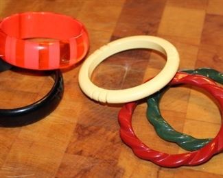 Vintage Bakelite Bangles