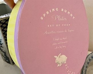 Williams and Sonoma Spring Easter Egg Plates