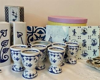 Delft and other pretty blue and white ceramic
