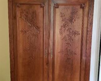 Carved Antique Armoire - this is fabulous!