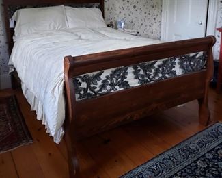 Full Bed with Iron Details on both foot and headboard