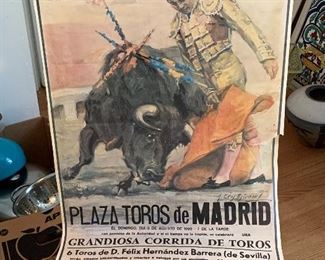 Authentic Plaza Toros de Madrid Poster