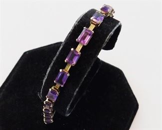 14K and Amethyst 