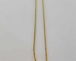 Heavy 26" 14K chain