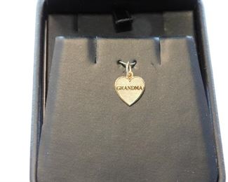 14K small charm