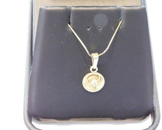 14K chain with Sombrero charm