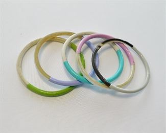 Meaghan Hennelly Natural Horn bracelets