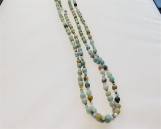 Hard stone necklace